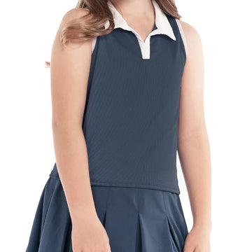 Girls' Winning Day Crop Tank Slate