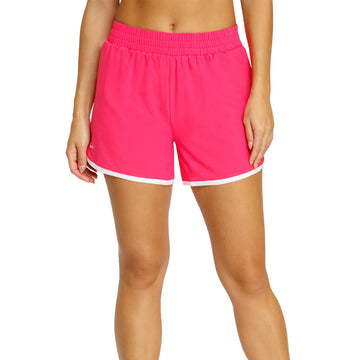 Women's Heath Shorts with Briefs Vivid Pink