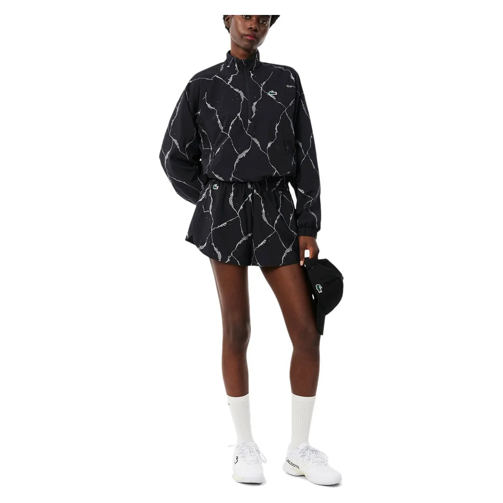 Women's Players Jacket Black, Lacoste, Pickleball Express, BF6763-031F26-3