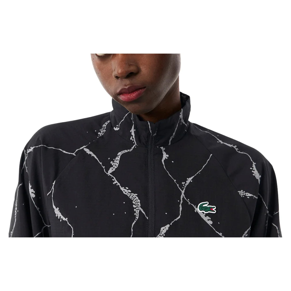 Women's Players Jacket Black, Lacoste, Pickleball Express, BF6763-031F26-4