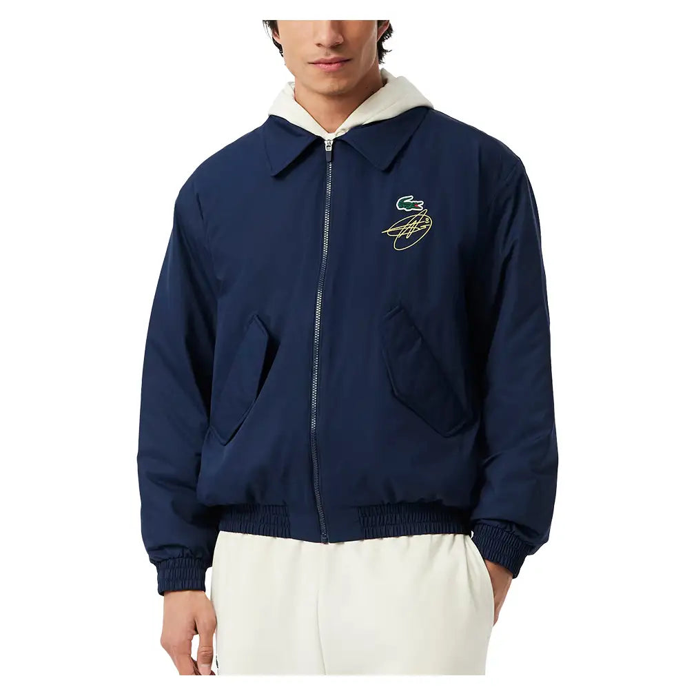 Men's Novak Djokovic Tennis Jacket Navy