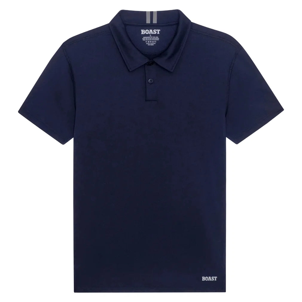 Men's Tournament Raglan Polo, Boast, Navy/White, Pickleball Express, BM5PO11-F26-NAVY-WHITE-1