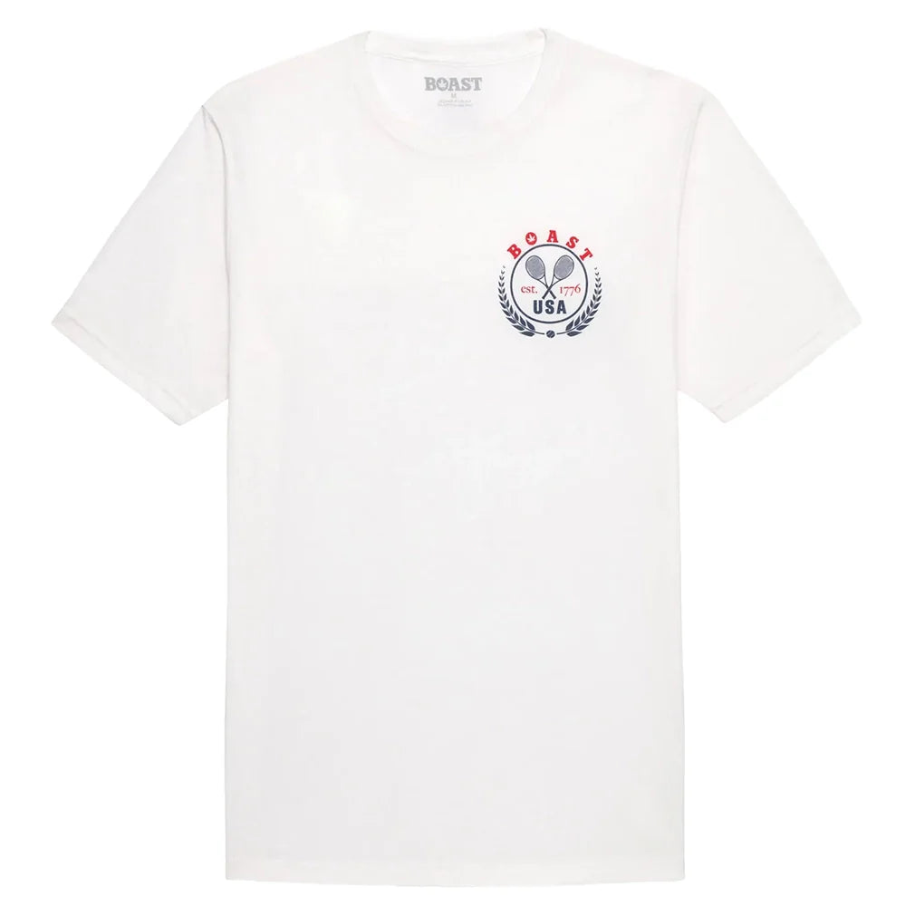 Men's USA Crest Tee White