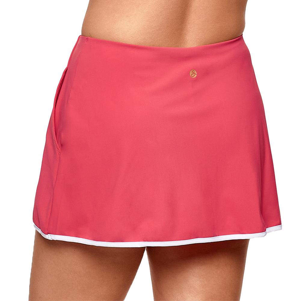 Women's 13 Inch Box Pleated Skort Geranium