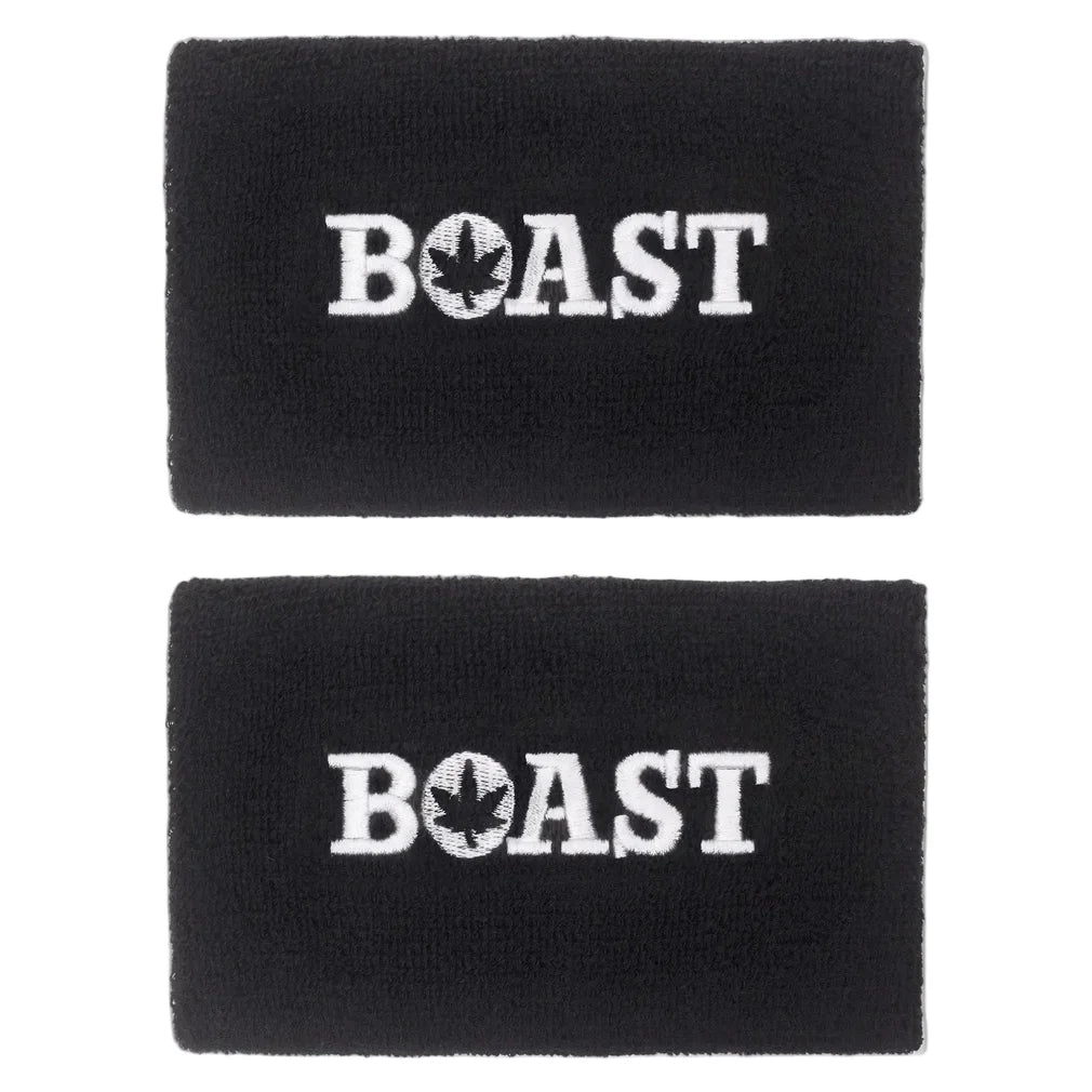 Men's 2pk Wristband Set, Boast, Black/White, Pickleball Express, BU5ACC100-F26-BLACK-WHITE-1