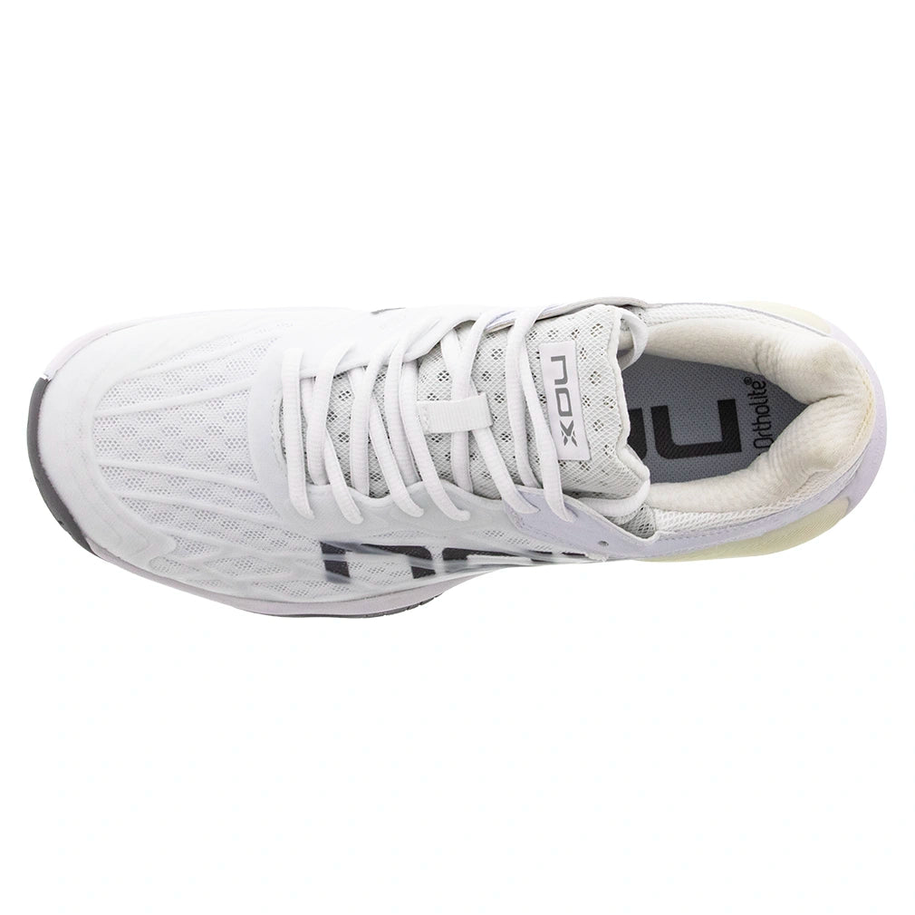 Unisex LUX TEMPO Pickleball Shoes White and Grey