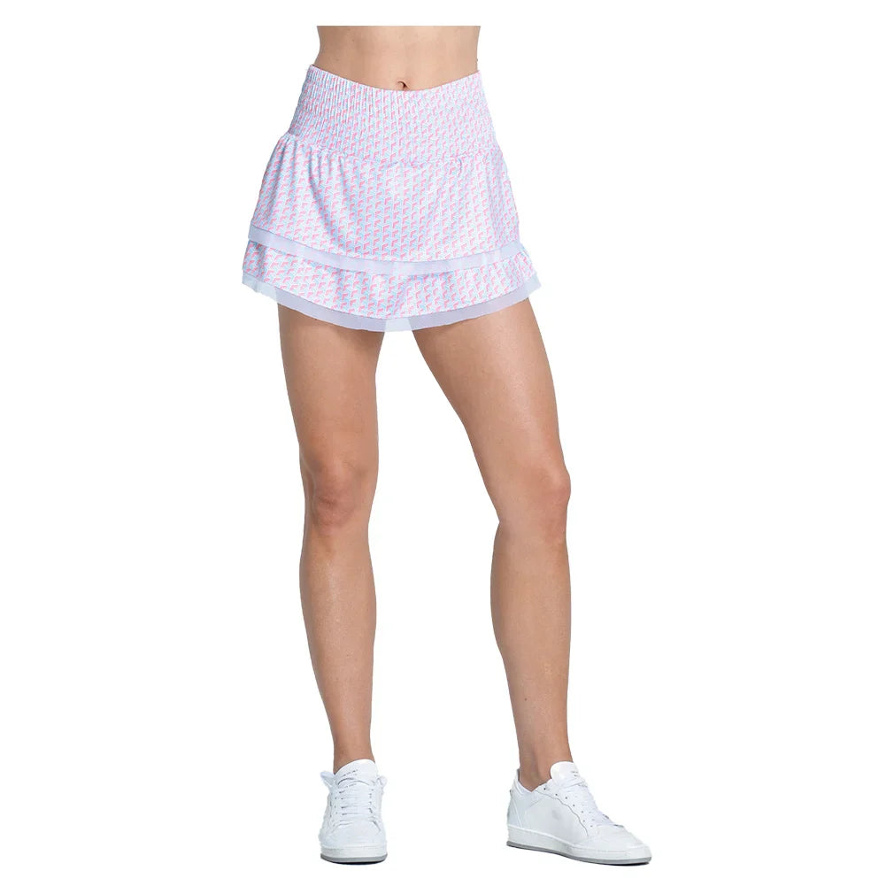 Women's High Waist Groovy 13.5 Inch Tennis Skort Bahama