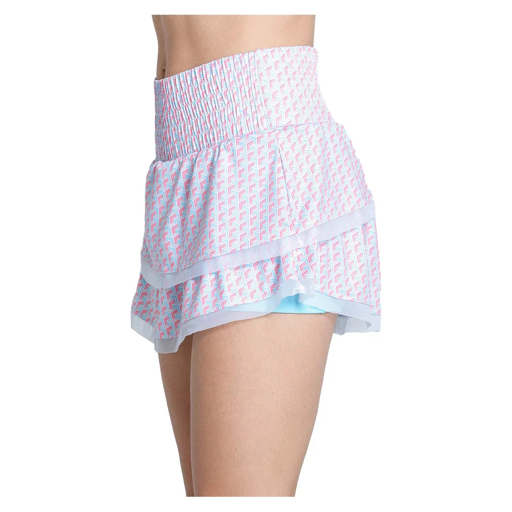 Women's High Waist Groovy 13.5 Inch Tennis Skort Bahama