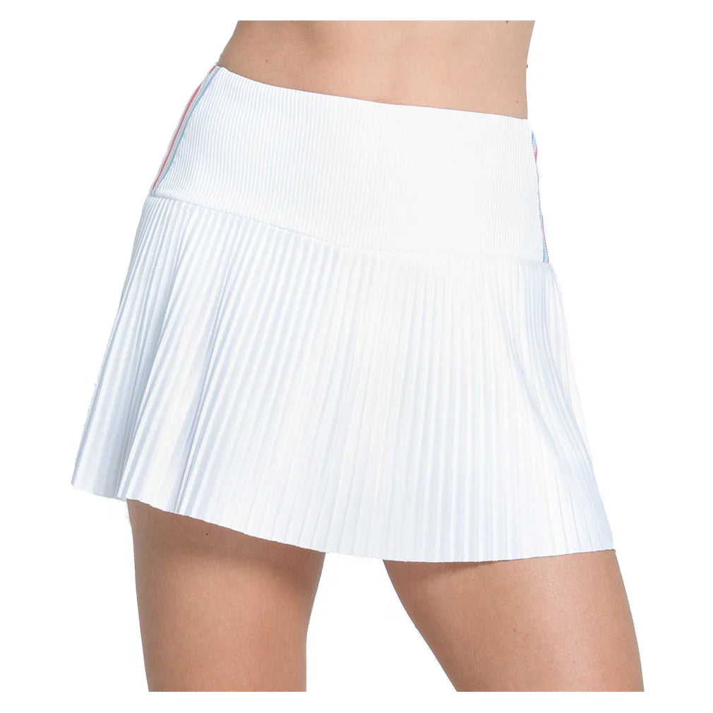 Women's Revival Pleated 14 Inch Skort White