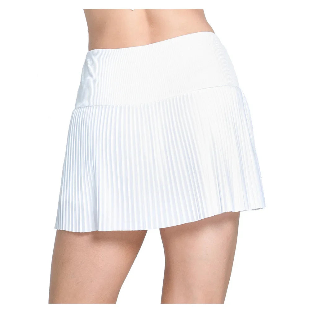Women's Revival Pleated 14 Inch Skort White