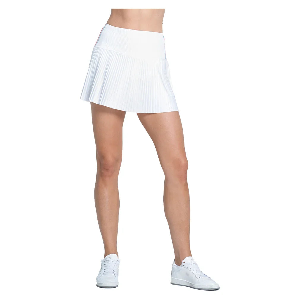 Women's Revival Pleated 14 Inch Skort White