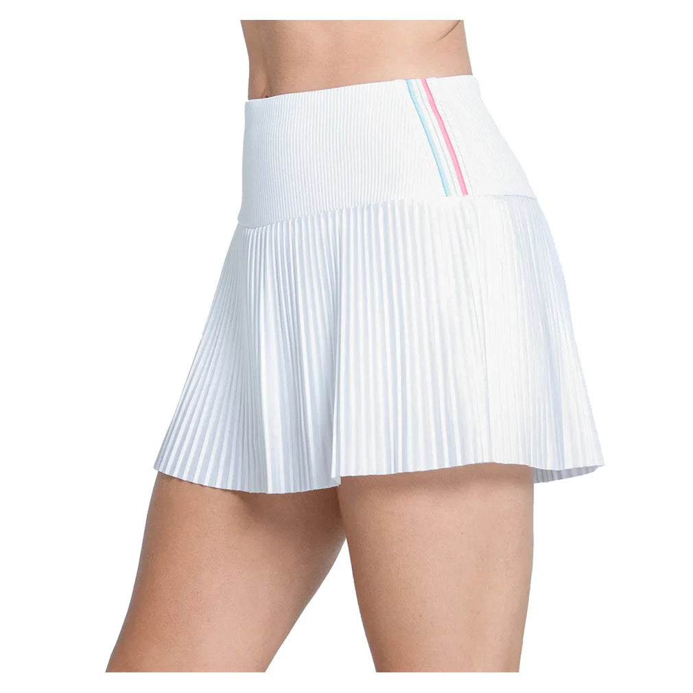 Women's Revival Pleated 14 Inch Skort White