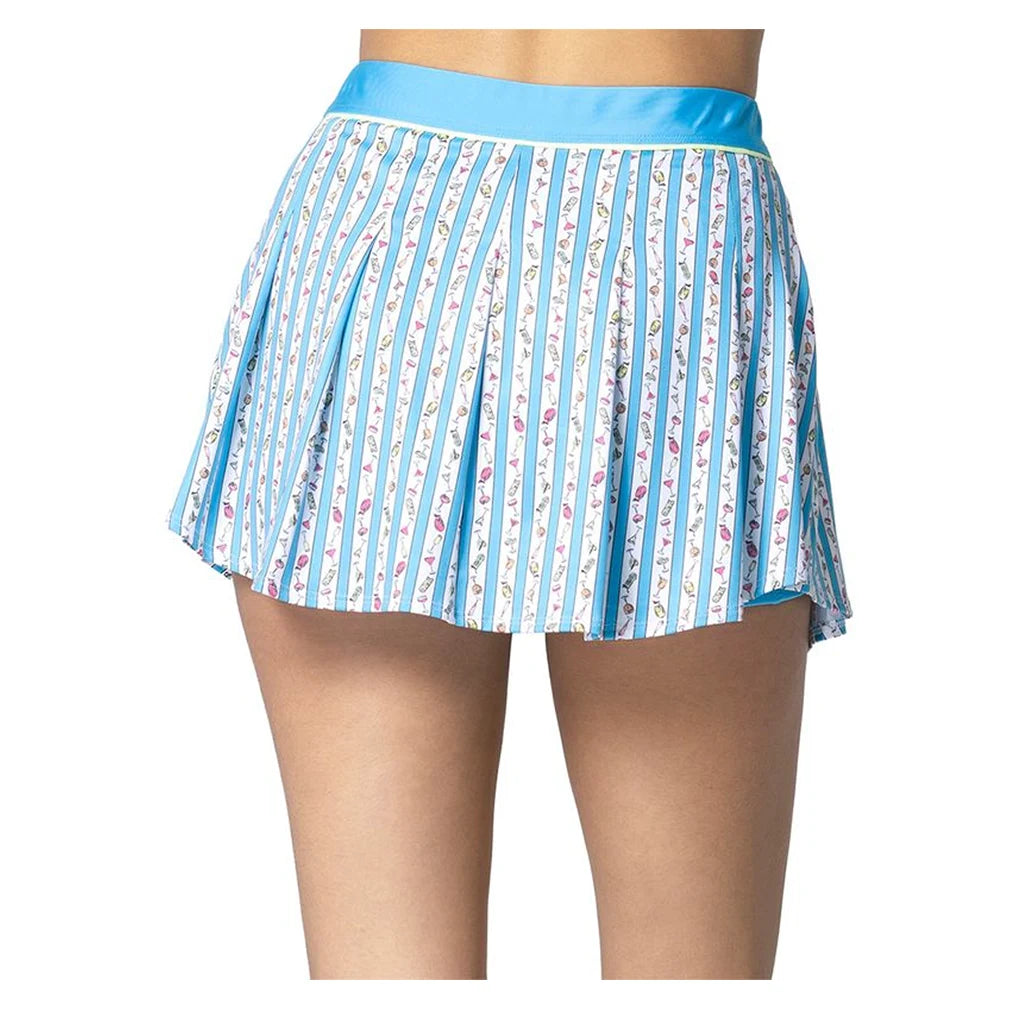 Women's Mini Bar Pleat Skort Mulberry