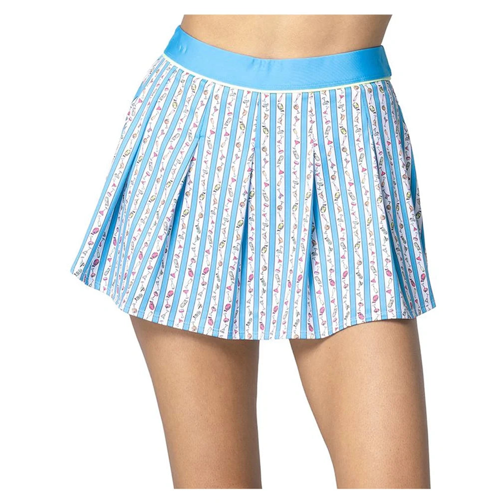 Women's Mini Bar Pleat Skort Mulberry