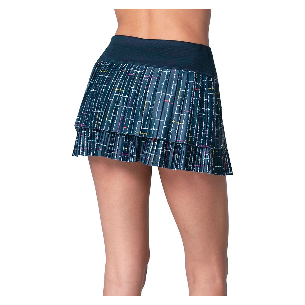 Women's Lovin' Boucle Pleated Skort Midnight