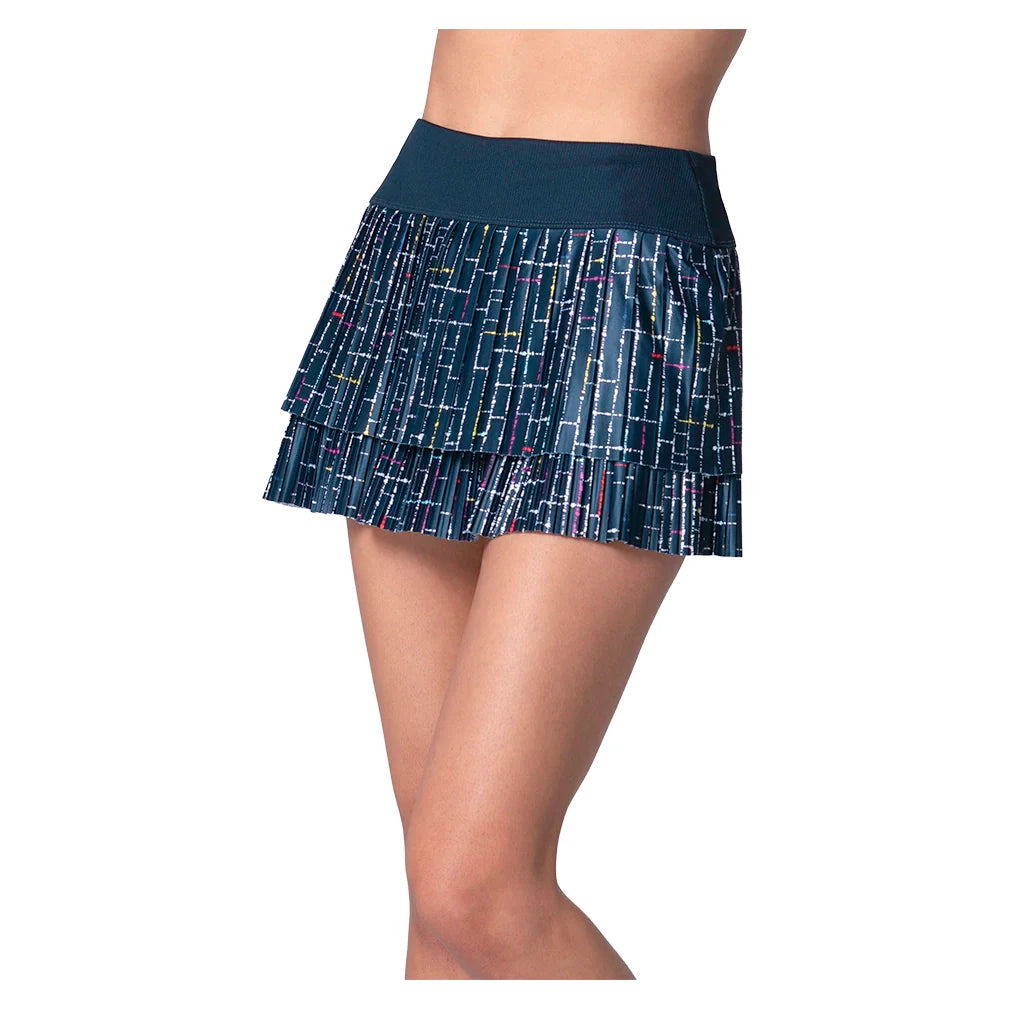 Women's Lovin' Boucle Pleated Skort Midnight
