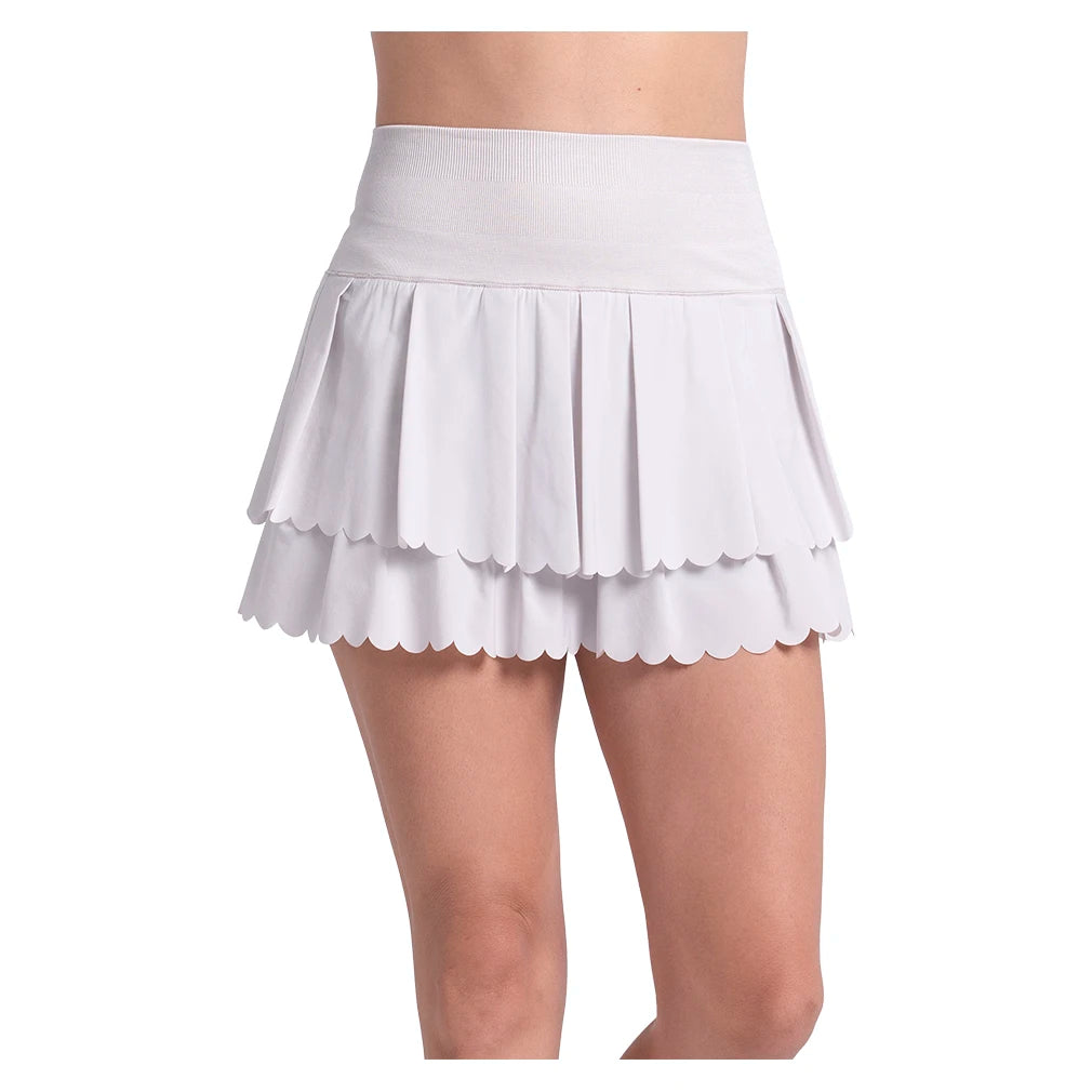 Women's Laser Wave Pleat Skort