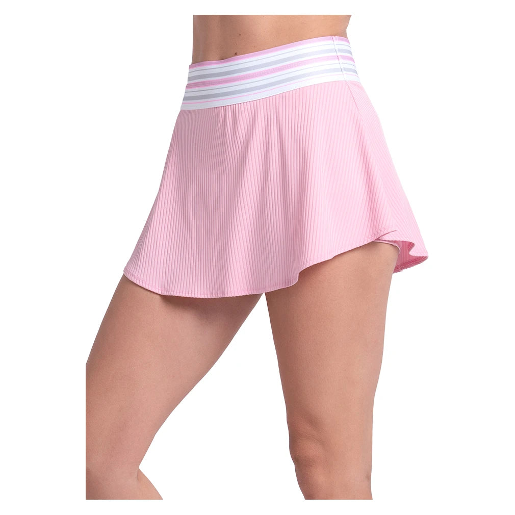 Women's High Waist Weave  Skort Paris Pink
