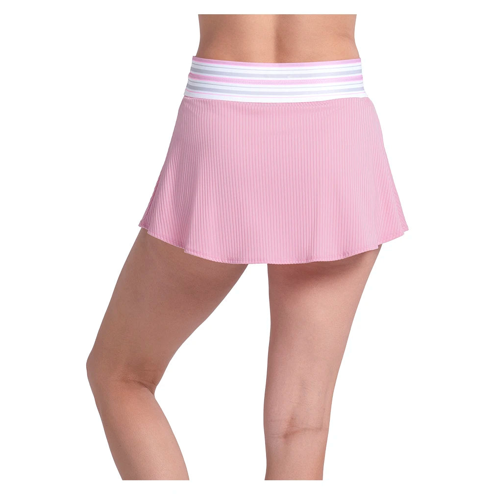 Women's High Waist Weave  Skort Paris Pink