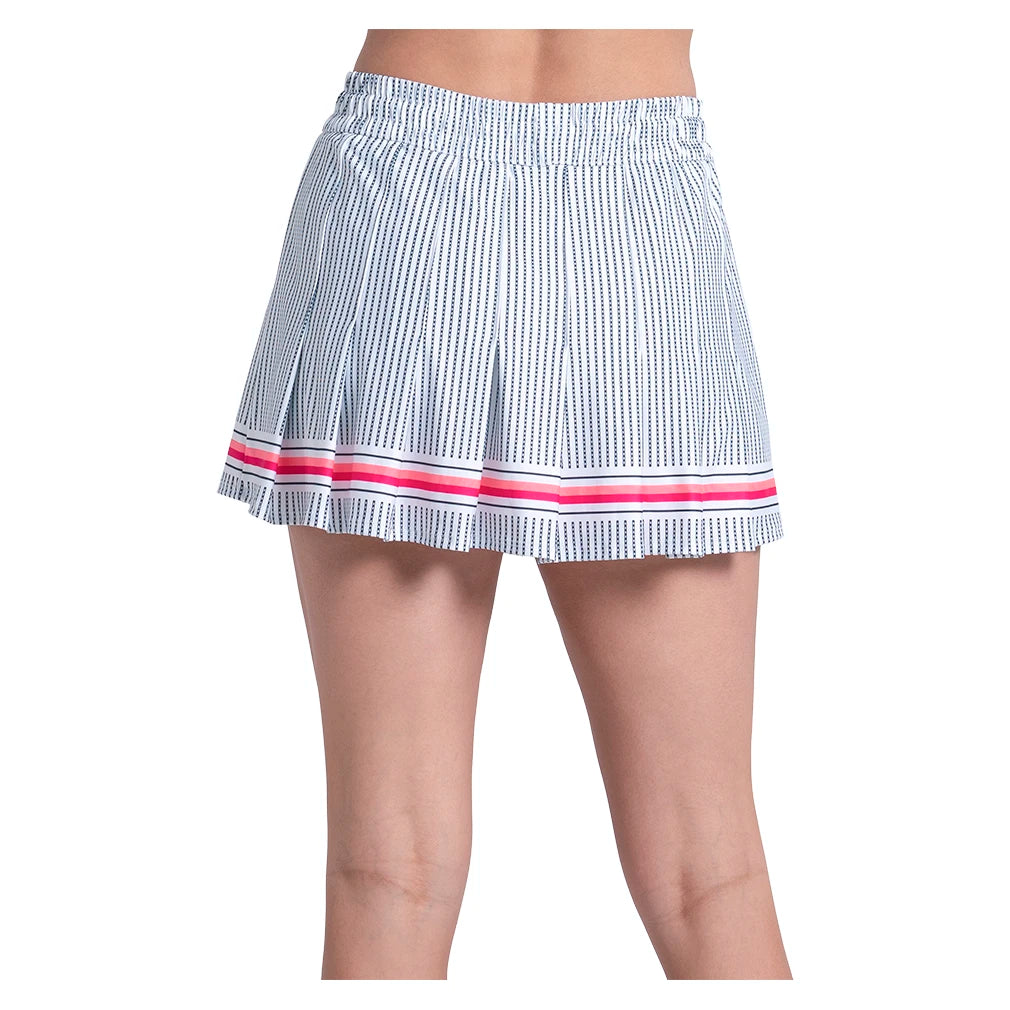 Women's High Waisted Glow Stripe Skort Multicolor