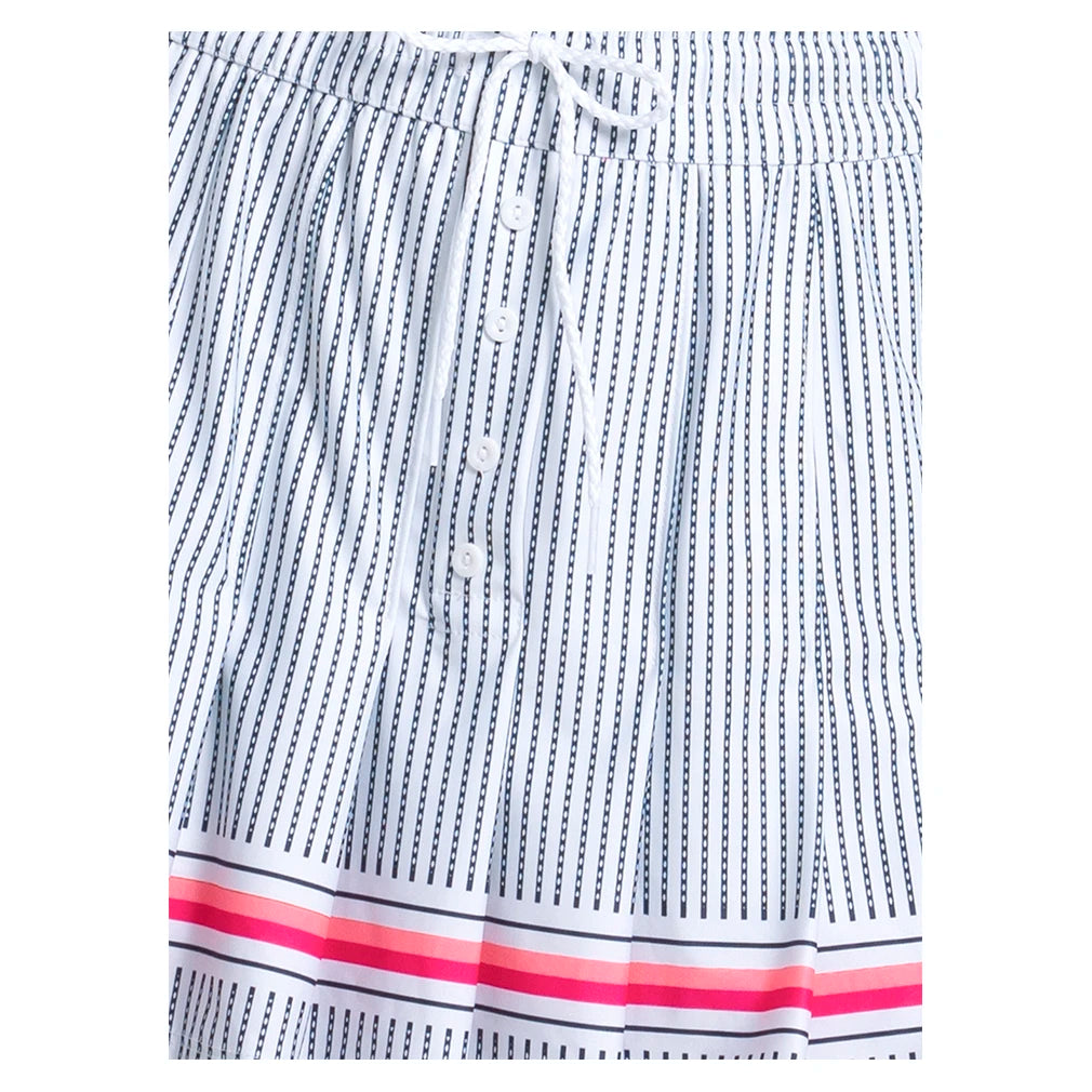 Women's High Waisted Glow Stripe Skort Multicolor