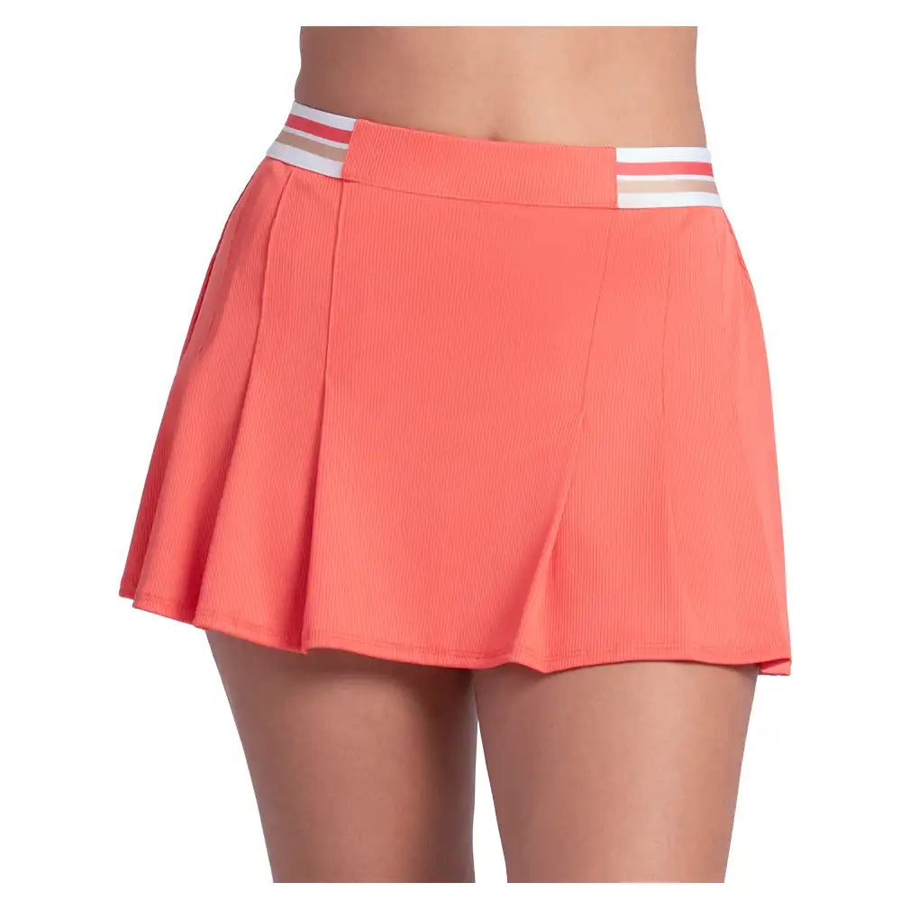 Women's Heritage Stripe 13 Inch Pleat Skort Flame