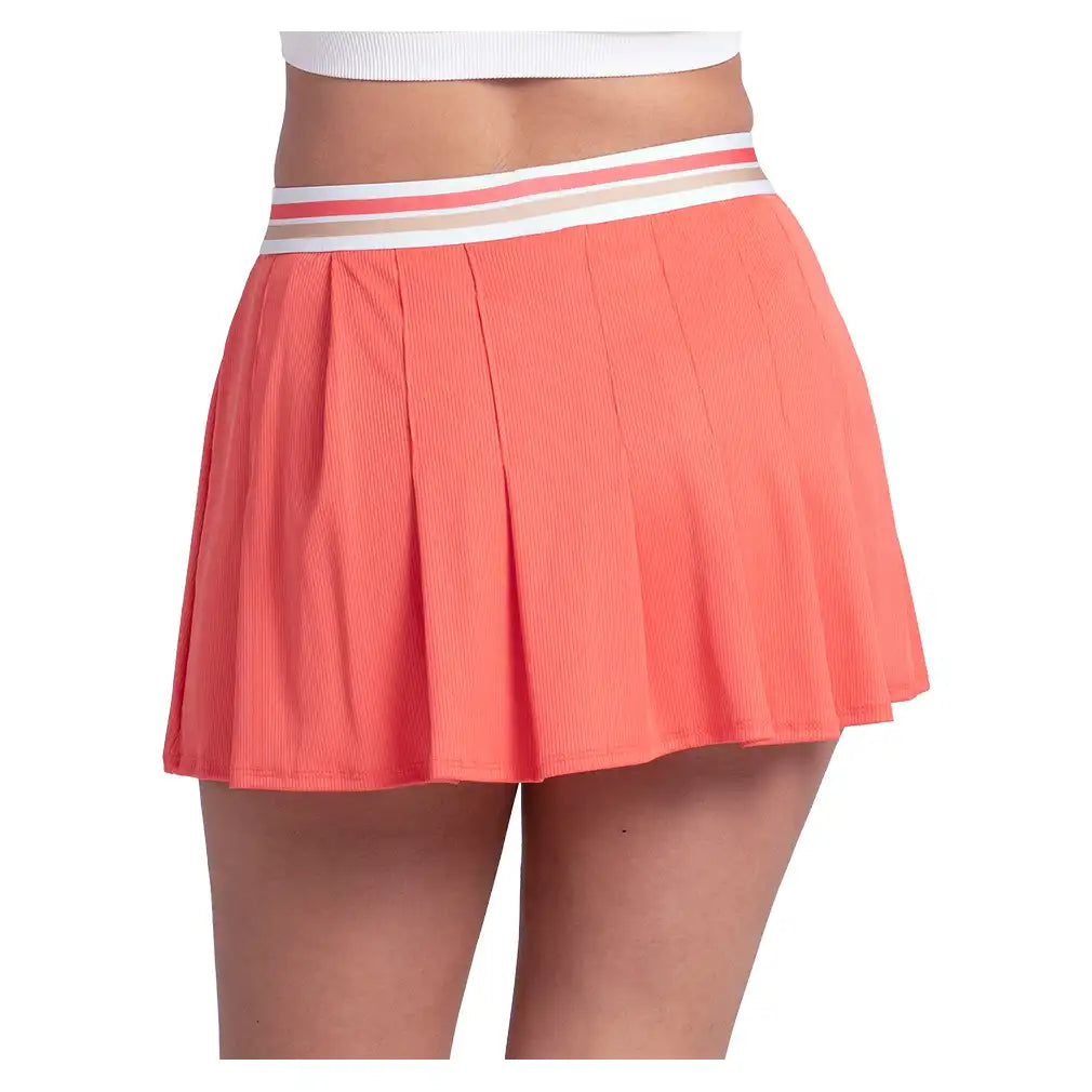 Women's Heritage Stripe 13 Inch Pleat Skort Flame