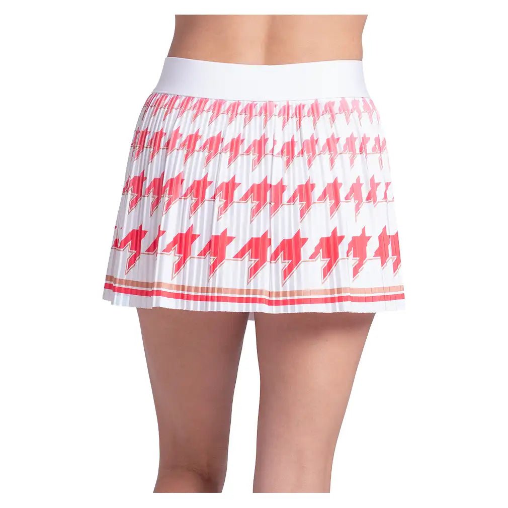 Women's Legacy Ombre 13 Inch Pleated Skort White and Flame