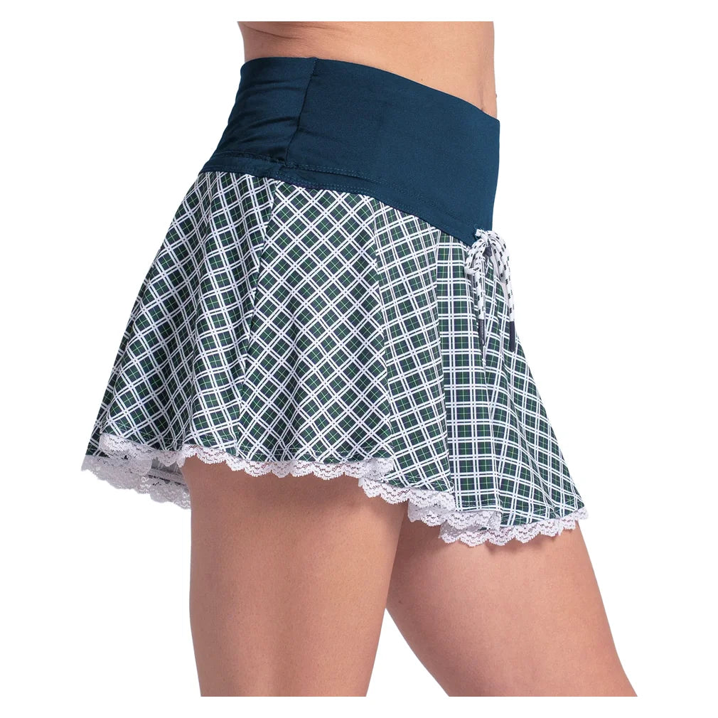 Women's Preppy Please 13 Inch Skort Midnight, Lucky In Love, Pickleball Express, CB865-01H401-2