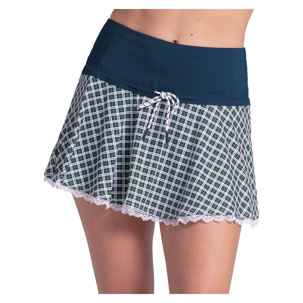 Women's Preppy Please 13 Inch Skort Midnight, Lucky In Love, Midnight, Pickleball Express, CB865-01H401-MIDNIGHT-1