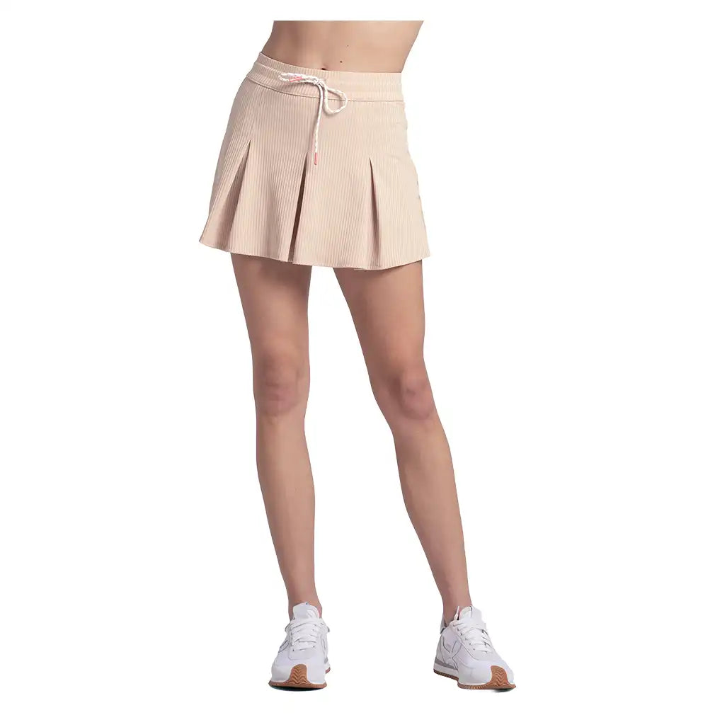 Women's Wimbley 14 Inch Pleat Skort Camel
