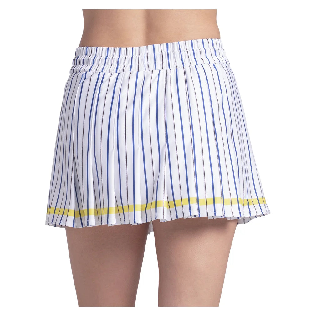 Women's High Waist Hot Streak 13 Inch Skort Parisian Blue, Lucky In Love, Pickleball Express, CB869-34H434-1