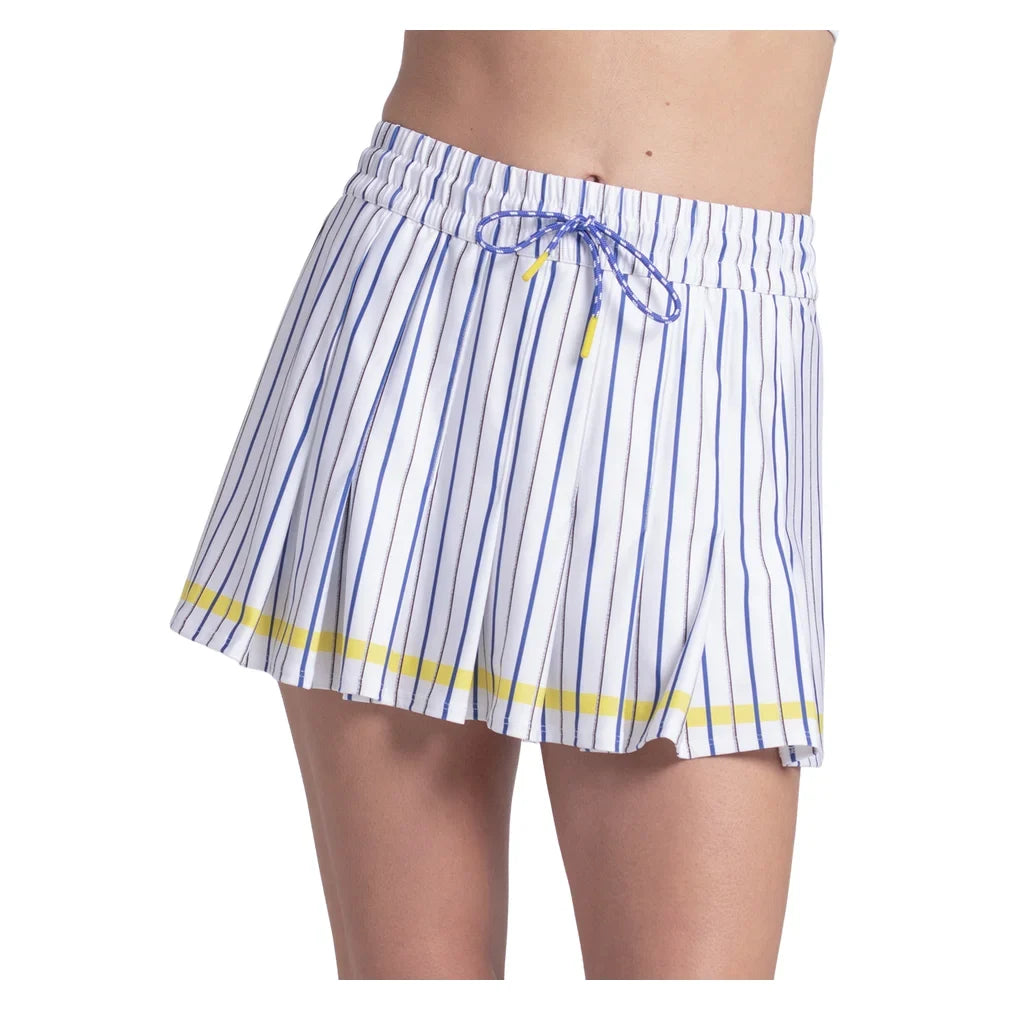 Women's High Waist Hot Streak 13 Inch Tennis Skort Parisian Blue, Lucky In Love, Parisian Blue, Tennis Express, CB869-34H434-PARISIAN-BLUE-1