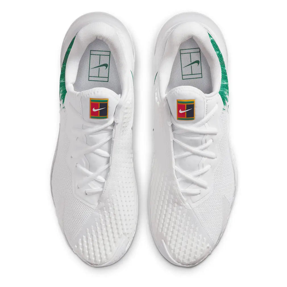 Men's Vapor Cage 4 Shoes White and Clover