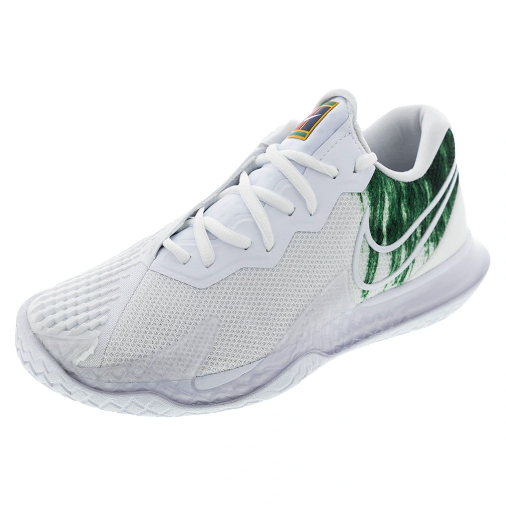 Men's Vapor Cage 4 Shoes White and Clover