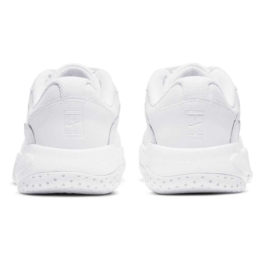Juniors' Court Lite 2 Court Shoes White and Metallic Silver