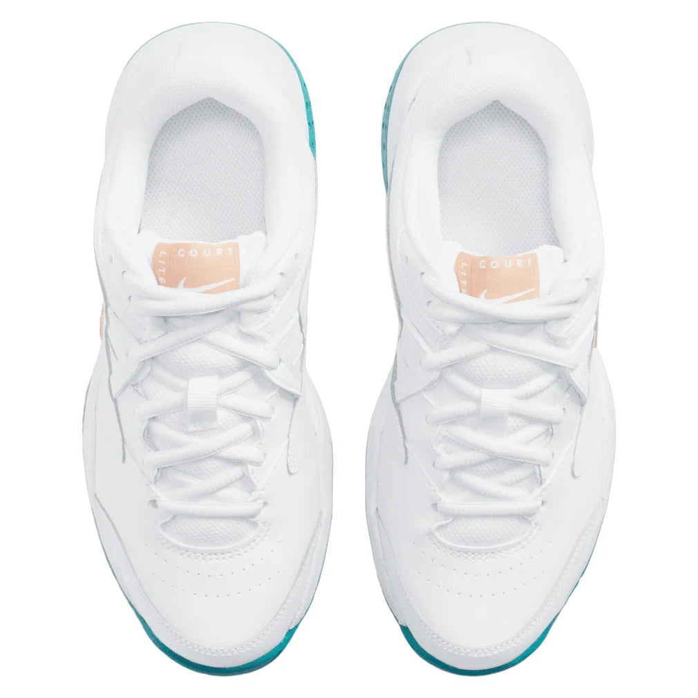 Juniors' Court Lite 2 Shoes White and Team Orange, Nike, Pickleball Express, CD0440-106H26-2