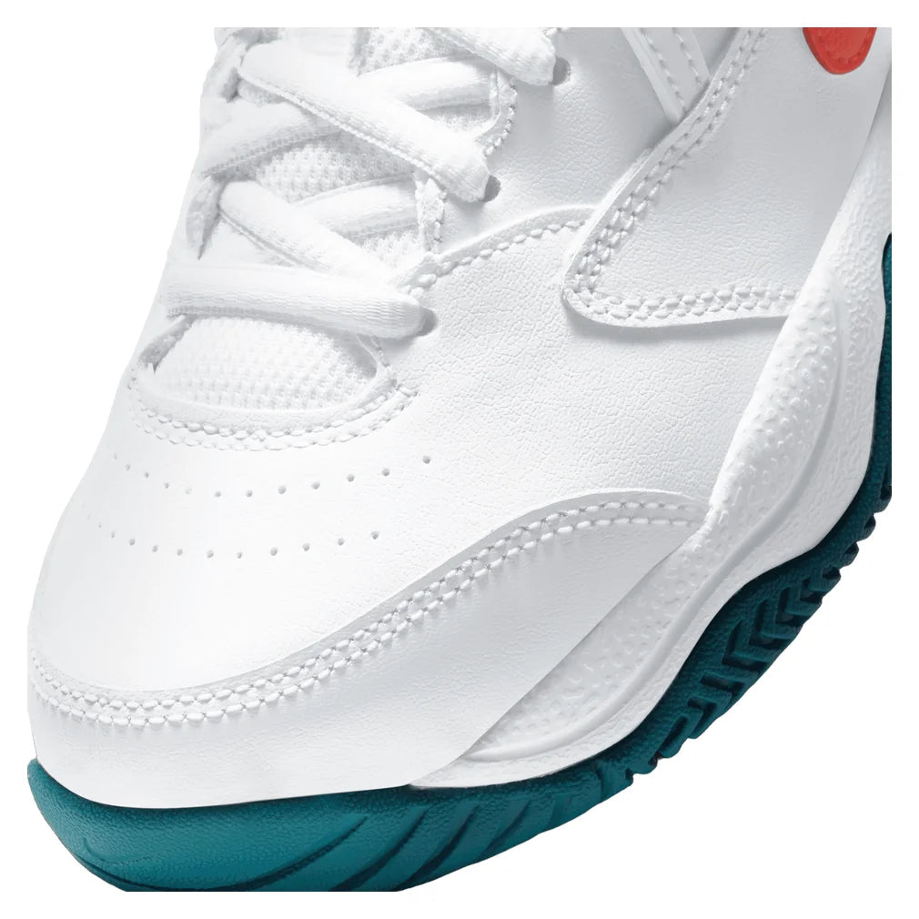 Juniors' Court Lite 2 Shoes White and Team Orange, Nike, Pickleball Express, CD0440-106H26-8