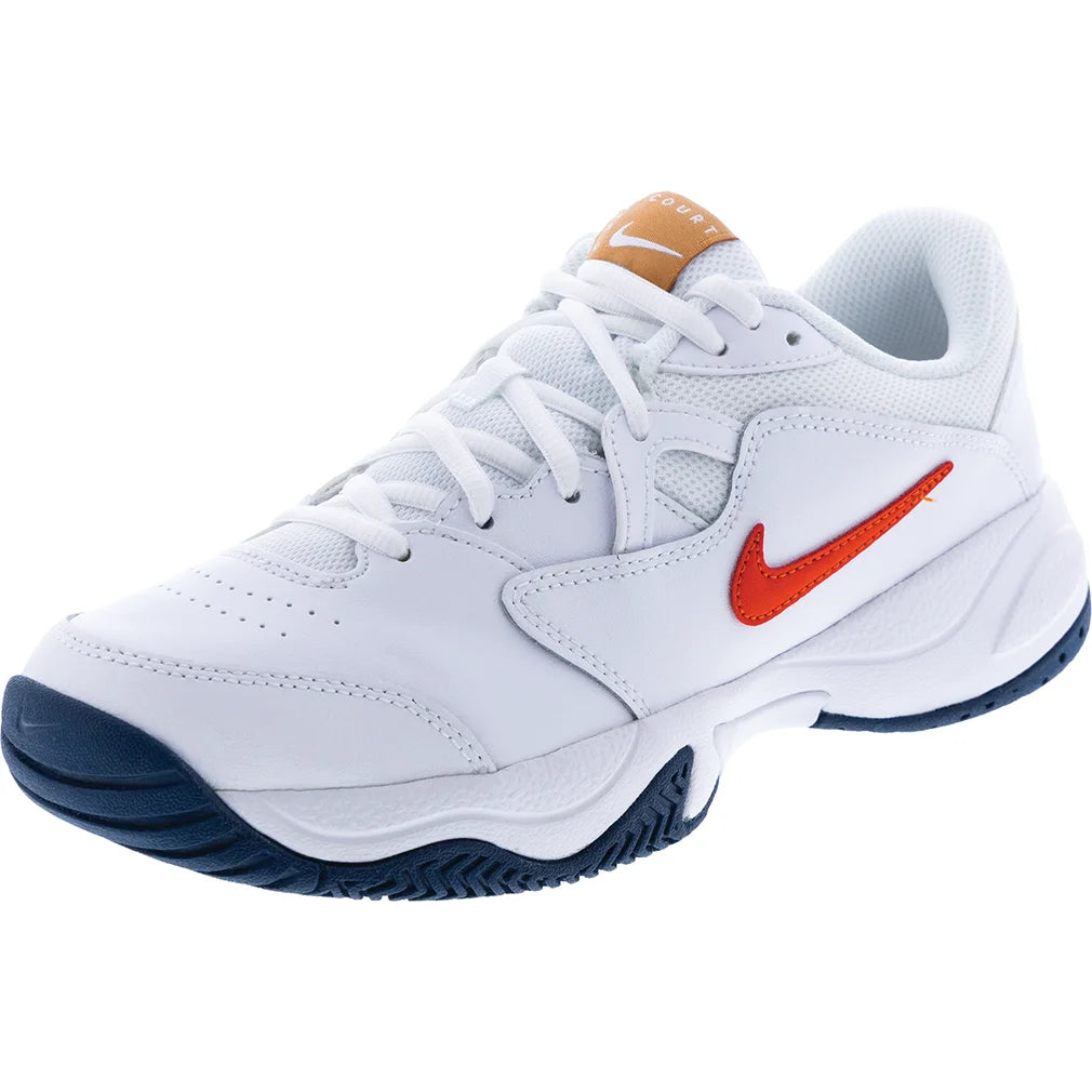 Juniors' Court Lite 2 Shoes White and Team Orange, Nike, White/Team Orange, Pickleball Express, CD0440-106H26-WHITE-TEAM-ORANGE-3
