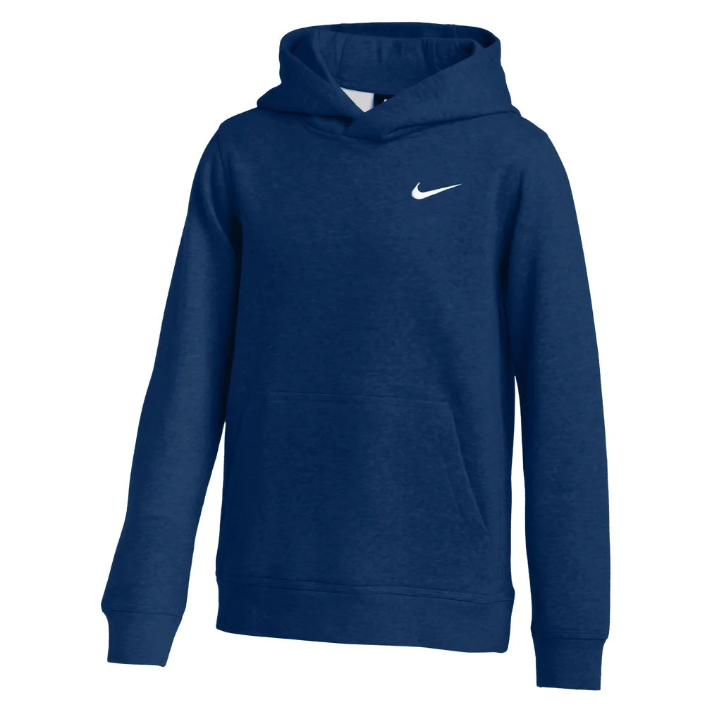 Boys' Club Pullover Training Hoodie, Nike, 419 Tm Navy/White, Pickleball Express, CJ1773-H26-419-TM-NAVY-WHITE-1