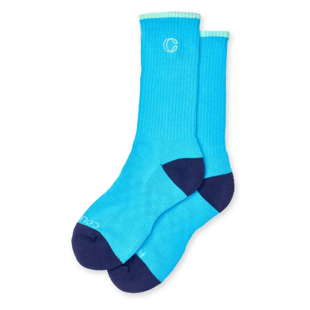 Women's Club Socks Blue and Navy