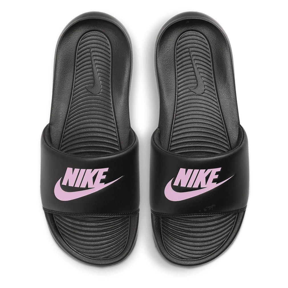Women`s Victori One Slides Black and Lt Arctic Pink