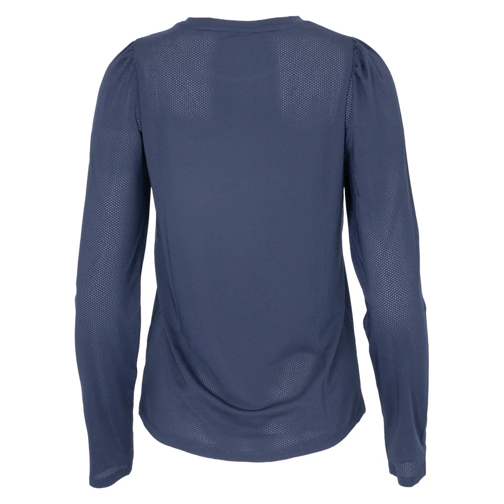 Women's Crew Long Sleeve Top, Bubble, Pickleball Express, CREW-NF7-B-3