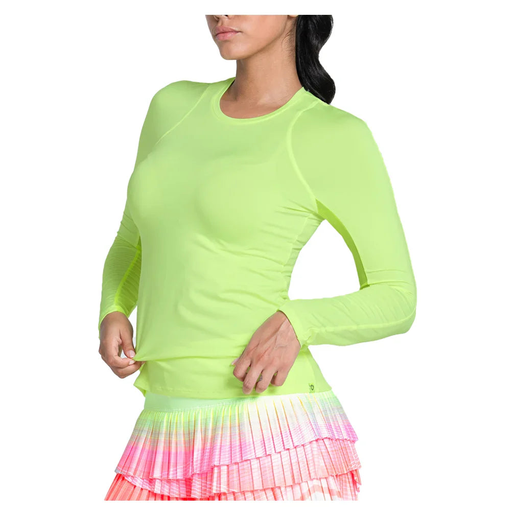 Women's LUV Breeze Long Sleeve Top Lemon Frost