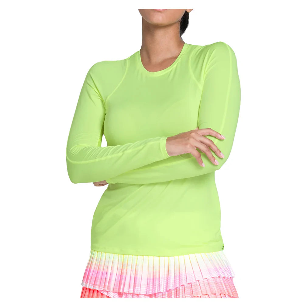Women's LUV Breeze Long Sleeve Top Lemon Frost
