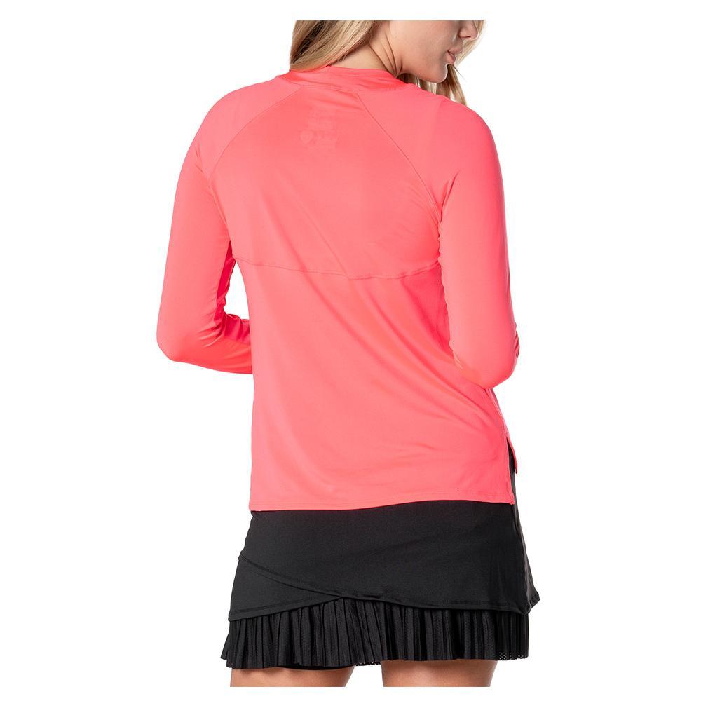 Women's LUV High Low Breezy Long Sleeve Top