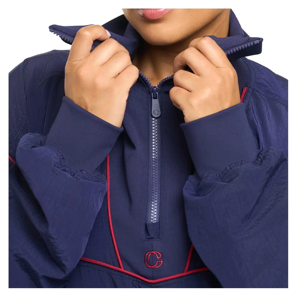 Women's Tiebreaker Windbreaker Navy
