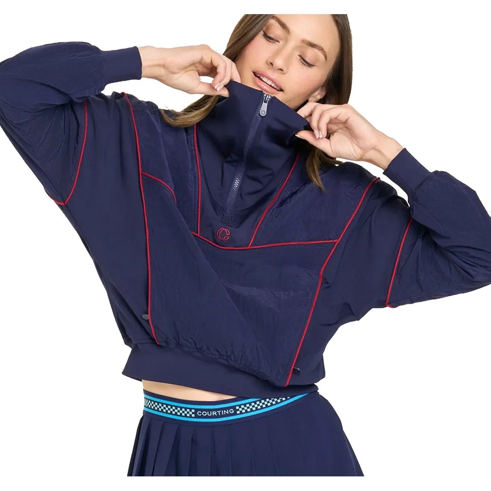 Women's Tiebreaker Windbreaker Navy