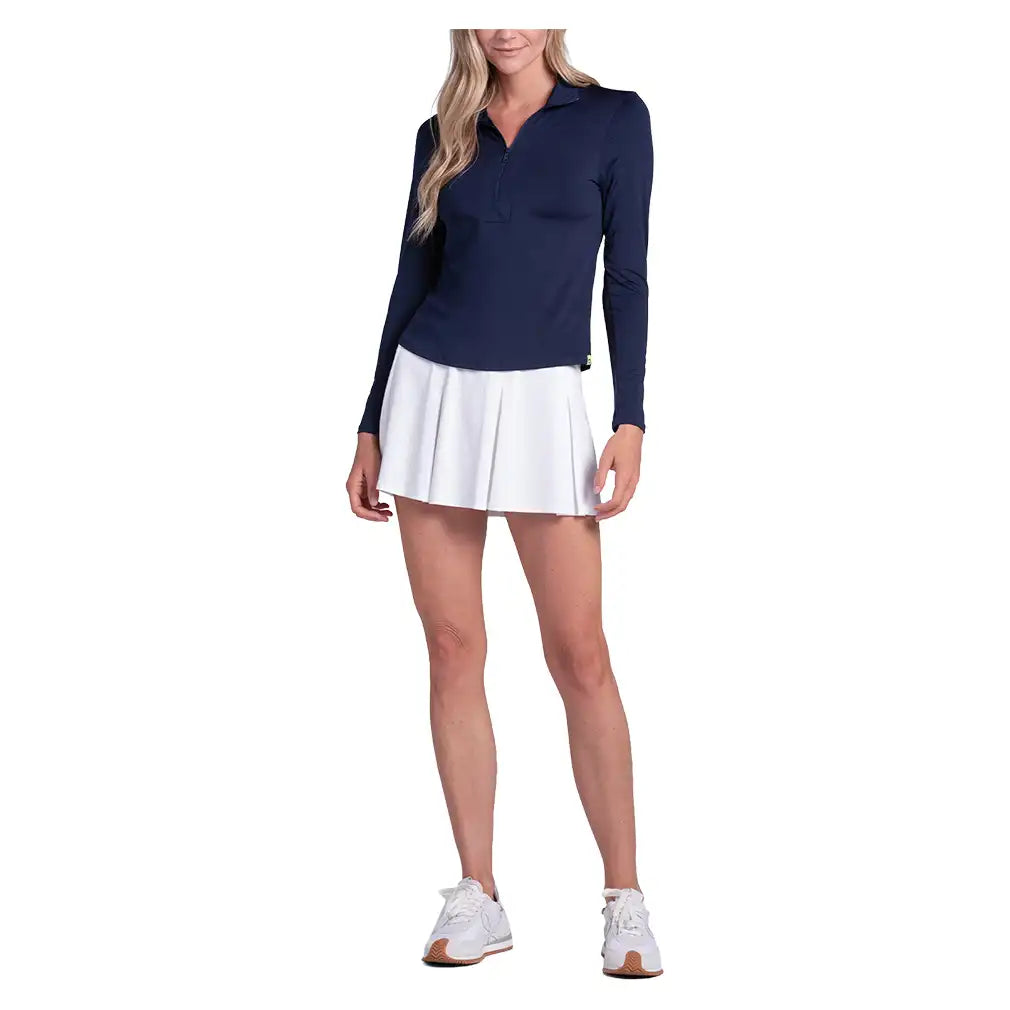 Women's Free Play Zip Long Sleeve Top Midnight