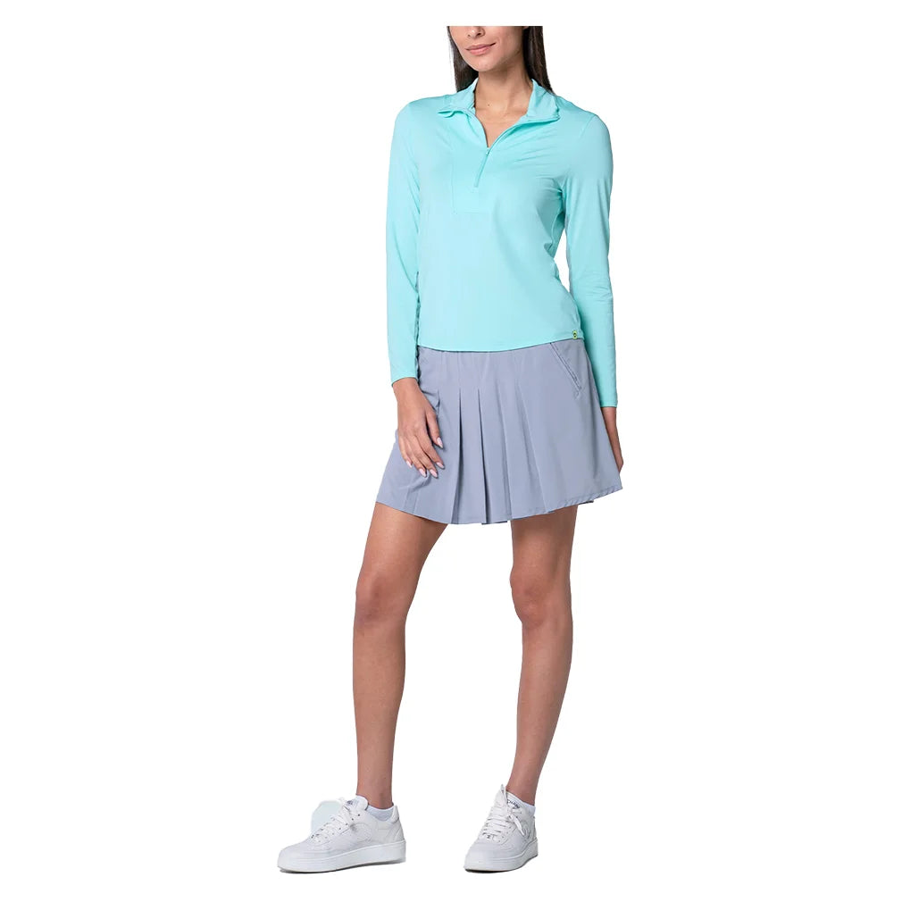 Women's Free Play Zip Long Sleeve Top Capri